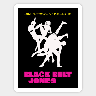 Jim "Dragon" Kelly is Black Belt Jones (White) Magnet